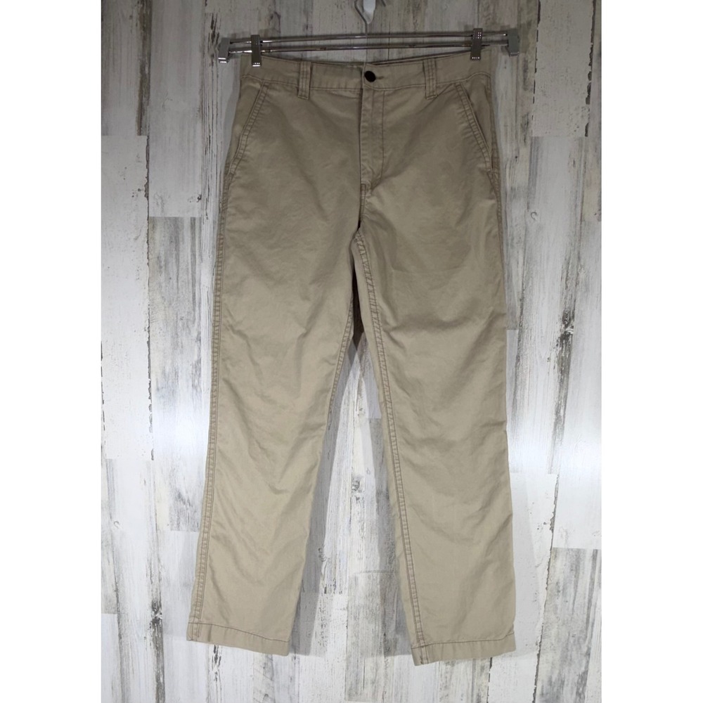 Aeropostale Mens Chino Pants 36/34 Khaki Beige Straight Leg 100% Cotton Casual